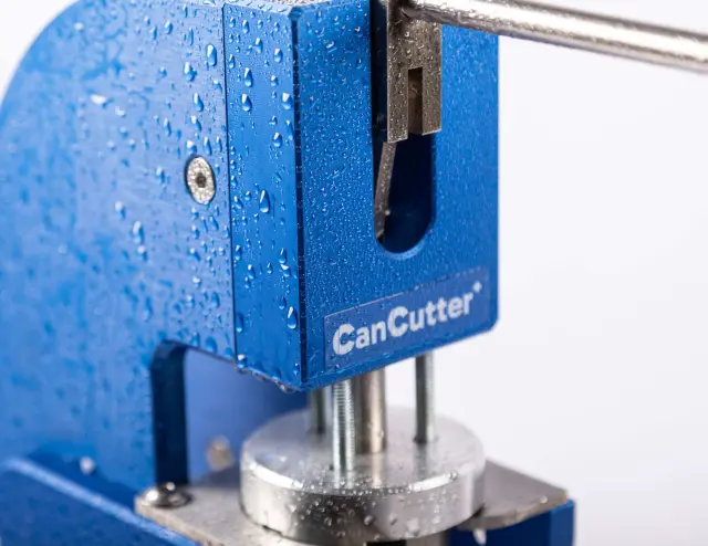 CanCutter mit Wassertropfen – gemacht für den Festivaleinsatz